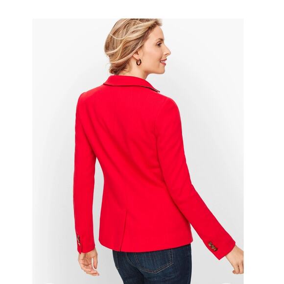 Talbots tomato 🍅 Red Blazer NWOT, Never Worn - Picture 2 of 13